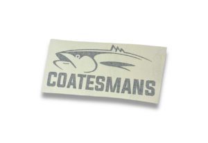 Large Coatesmans Logo Decal - Black